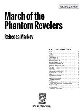 Rebecca Markov: March of the Phantom Revelers
