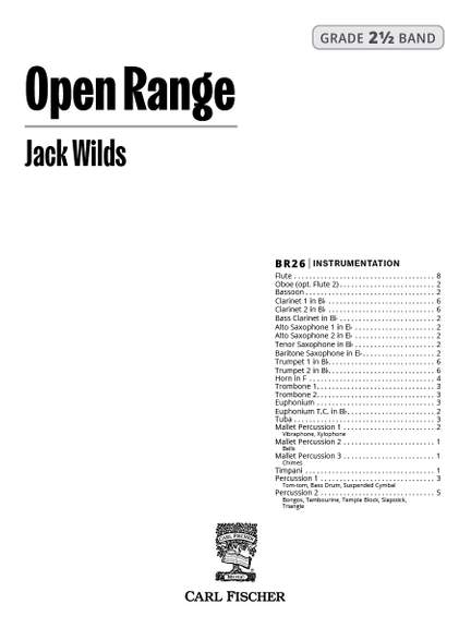 Jack Wilds: Open Range