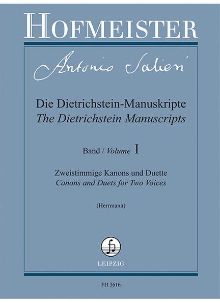Salieri, A: Die Dietrichstein-Manuskripte