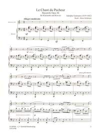 Gutmann, A: Le Chant du Pecheur - Barcarole op.46