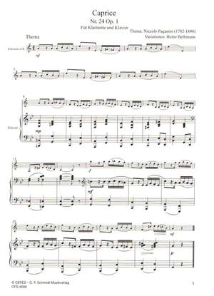 Paganini, N: Caprice Nr.24 op.1 - Thema und 6 Variationen