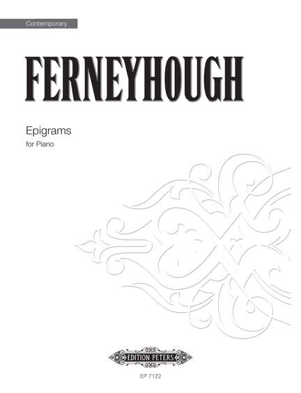 Brian Ferneyhough: Epigrams