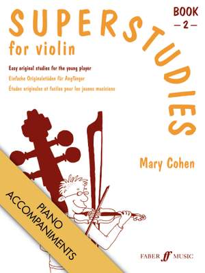 Mary Cohen: Superstudies for Violin Book 2 Piano Accompaniments