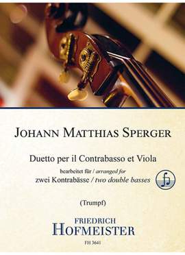 Johann Matthias Sperger: Duetto per il Contrabasso et Viola