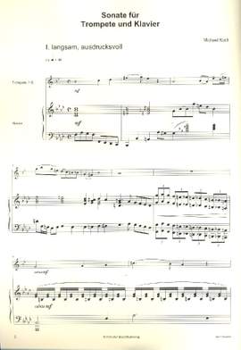 Koch, M: Sonate