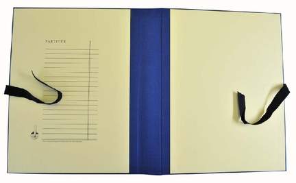 Notenmappe 35,5x28cm (Quartformat)