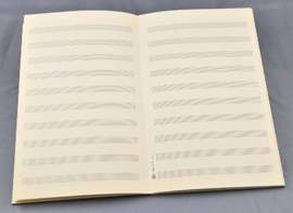 Notenbuch Oktav-Format hoch 14 Systeme 96 Seiten