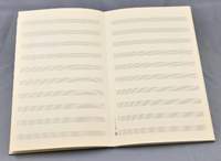 Notenbuch Oktav-Format hoch 14 Systeme 96 Seiten