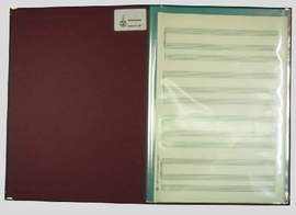Chormappe Din A4 mit Buchschrauben