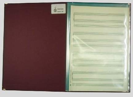 Chormappe Din A4 mit Buchschrauben
