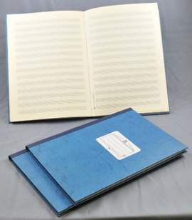Notenbuch 14 Systeme DIN A 4 gebunden