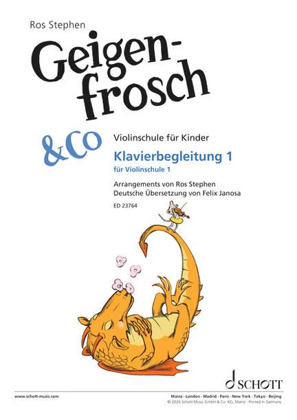 Geigenfrosch & Co: Klavierbegleitung 1