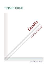 Tiziano Citro: Duetto per Viola e Pianoforte
