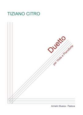 Tiziano Citro: Duetto per Viola e Pianoforte