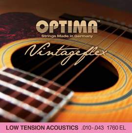 Optima Vintageflex Acoustics Low Tension Extra Light