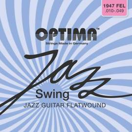 Optima Jazz Swing Flatwound Strings Set, Extra Light
