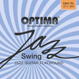 Optima Jazz Swing Flatwound Strings Set, Light
