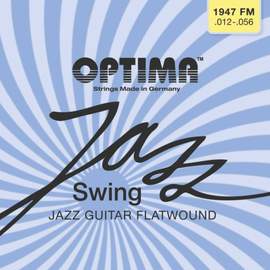 Optima Jazz Swing Flatwound Strings Set, Medium