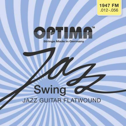 Optima Jazz Swing Flatwound Strings Set, Medium