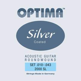 Optima Silver Acoustics Guitar Set, Super Light