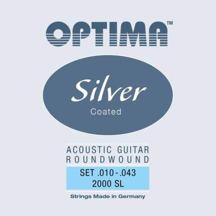 Optima Silver Acoustics Guitar Set, Super Light