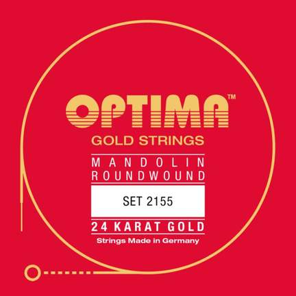 Optima Mandolin 24K Gold Strings Set
