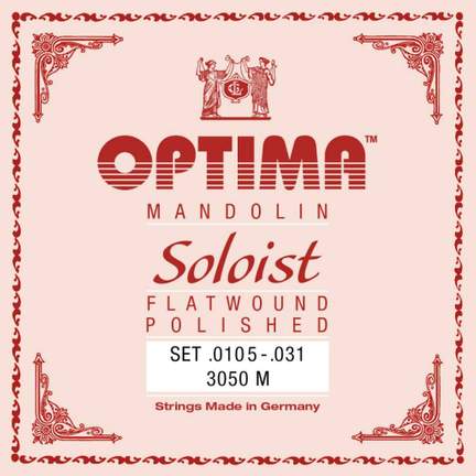 Optima Mandolin Soloist Flatwound Medium Set