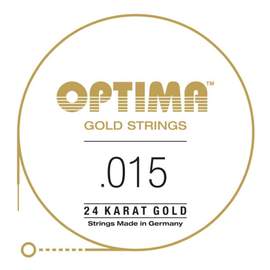 Optima 24K Gold Strings Single String .015