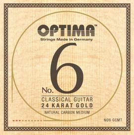 Optima No.6 Classical Guitar 24K Gold