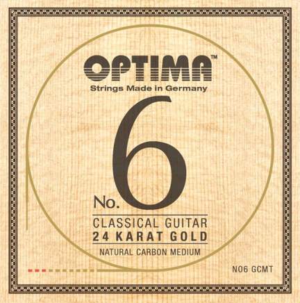 Optima No.6 Classical Guitar 24K Gold