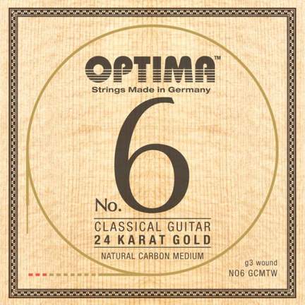 Optima No.6 Classical Guitar 24K Gold