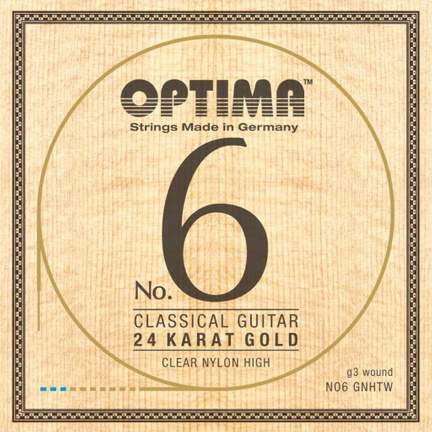 Optima No.6 Classical Guitar 24K Gold