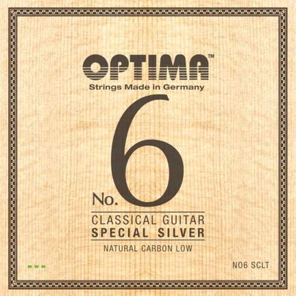 Optima No.6 Classical Guitar Special Silver Low Carbon