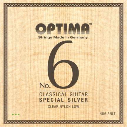 Optima No.6 Classical Guitar Special Silver Low Nylon