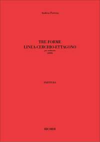 Andrea Portera: Tre forme linea-cerchio-ettagono