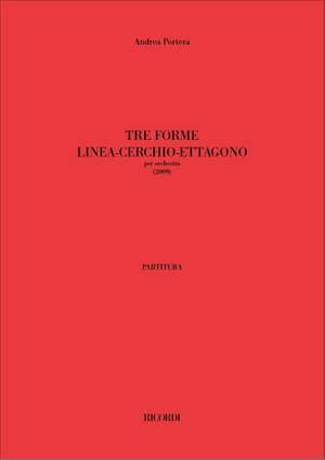 Andrea Portera: Tre forme linea-cerchio-ettagono