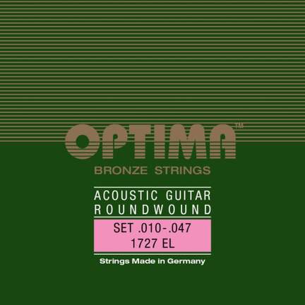 Optima Bronze Acoustics Guitar Set, Extra Light