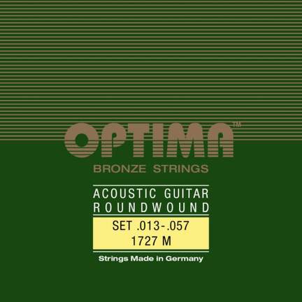 Optima Bronze Acoustics Guitar Set, Medium