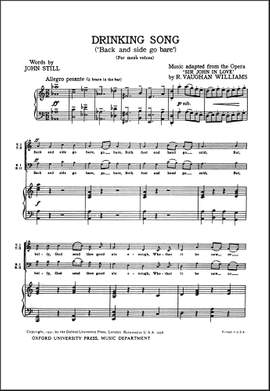 Vaughan Williams, Ralph: Drinking Song