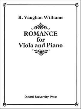 Vaughan Williams, Ralph: Romance for Viola and Piano