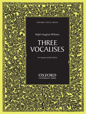 Vaughan Williams, Ralph: Three Vocalises