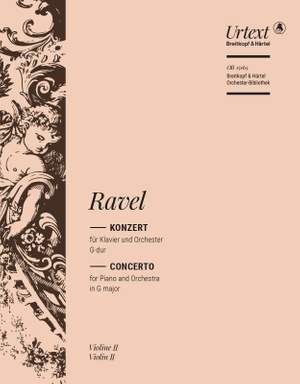 Ravel, Maurice: Piano Concerto in G major