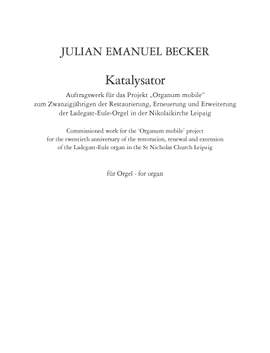 Julian Emanuel Becker: Katalysator