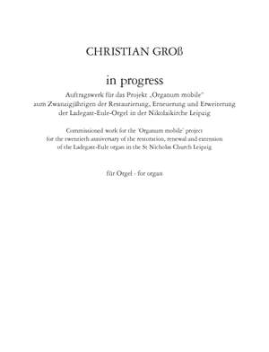 Christian Groß: in progress