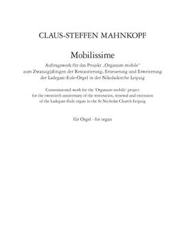 Claus-Steffen Mahnkopf: Mobilissime