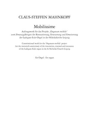 Claus-Steffen Mahnkopf: Mobilissime