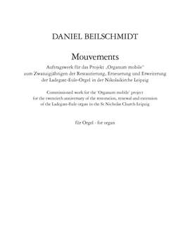 Daniel Beilschmidt: Mouvements