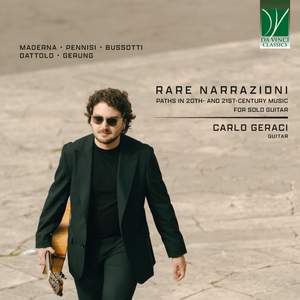 Rare Narrazioni - Paths in 20th- and 21st-Century Music for Solo Guitar