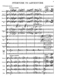 Bax, Arnold: Overture to Adventure for orchestra