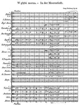 Fitelberg, Grzegorz: In der Meerestiefe (W głębi morza) Op.26 (Musical Picture in the Form of an Overture)